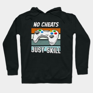 Controller Gaming Gamer Skill No Cheats Hoodie